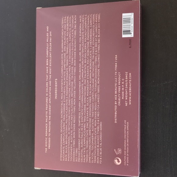 Ace Beaute Mystic Romance palette - Picture 3 of 3